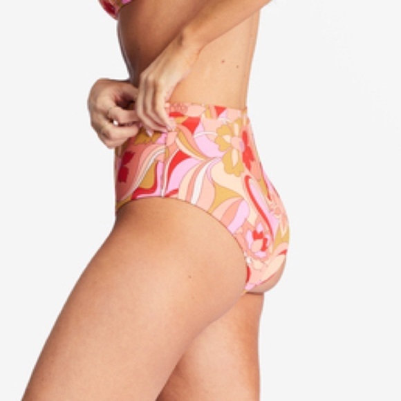 ☀️BILLABONG☀️ PRETTY GROOWY DOUBLE PRETTY GROOVY HI BIKINI SET - Picture 13 of 16